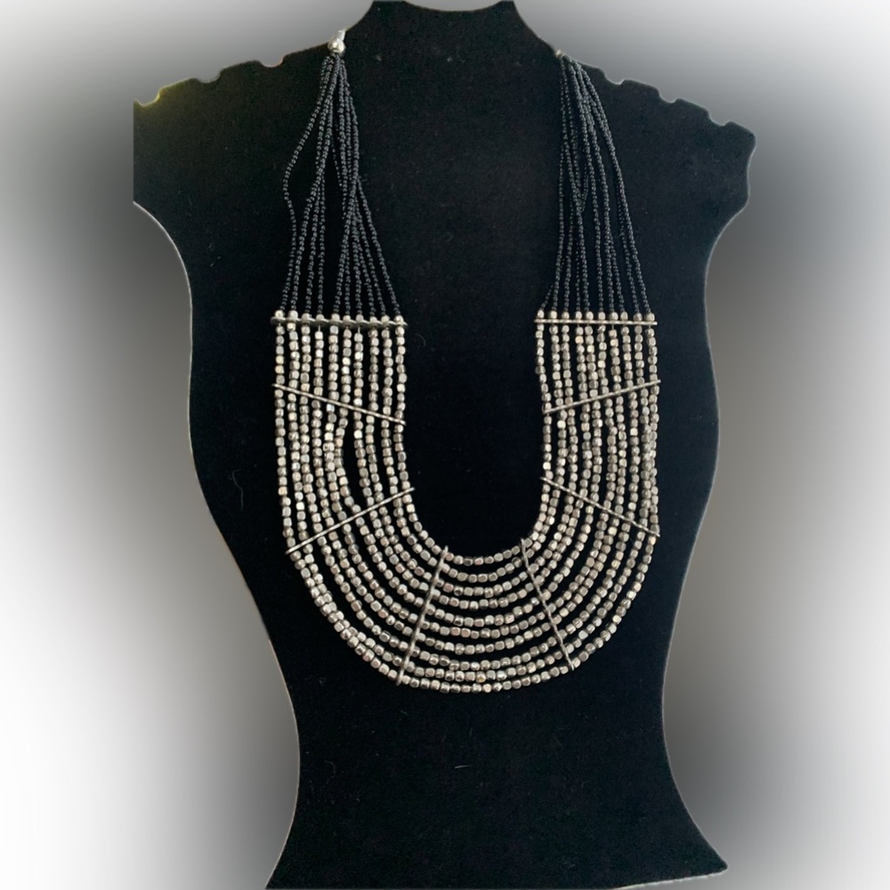Layered Beaded Princess Necklace